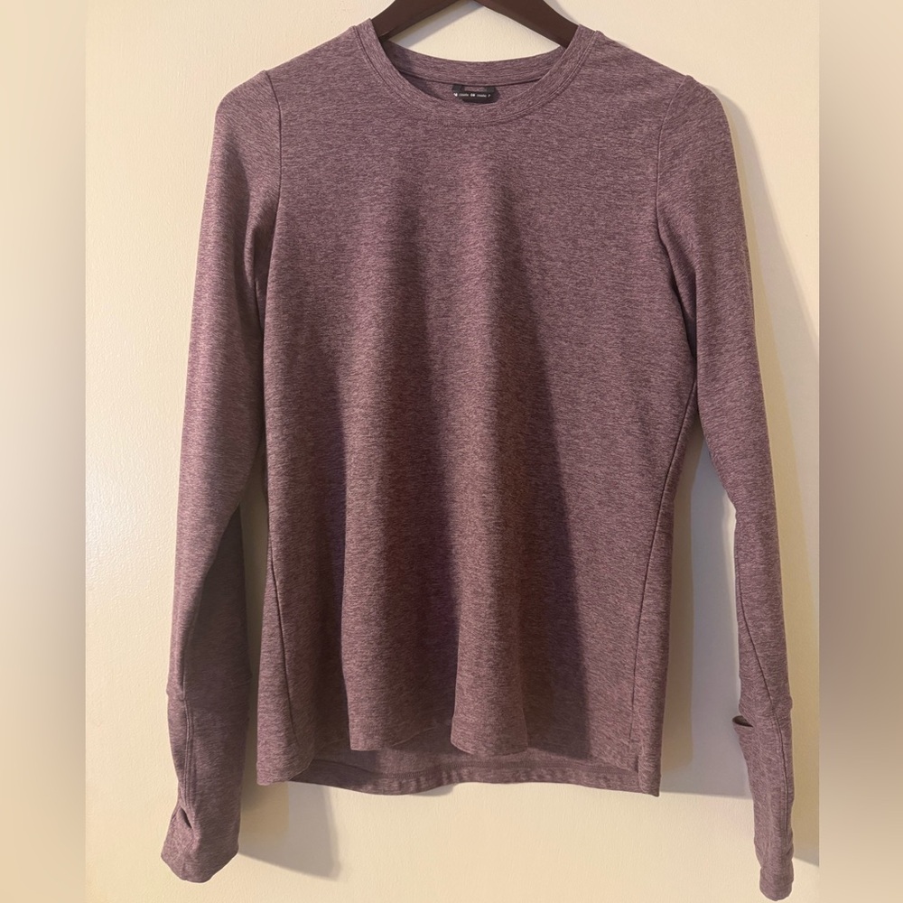 Oiselle Lux Long sleeve tee. Lavender Size 8